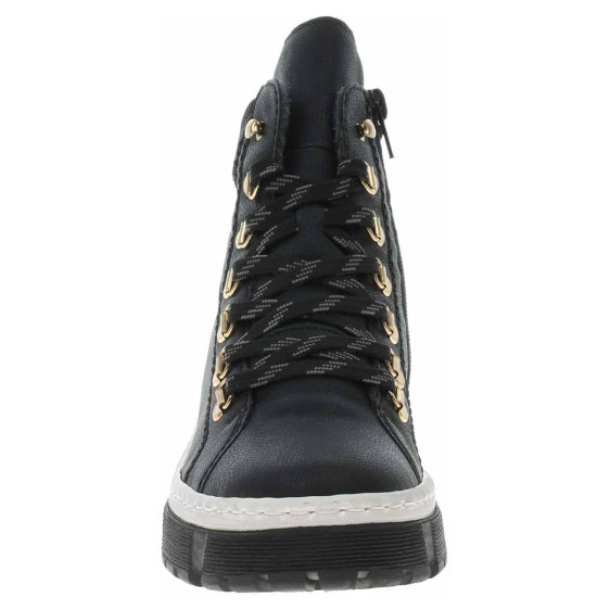 detail Dámska členkové topánky Rieker X8633-01 schwarz