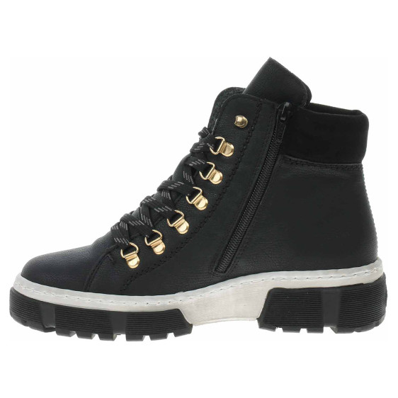 detail Dámska členkové topánky Rieker X8633-01 schwarz