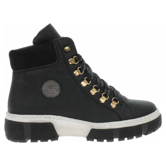 detail Dámska členkové topánky Rieker X8633-01 schwarz