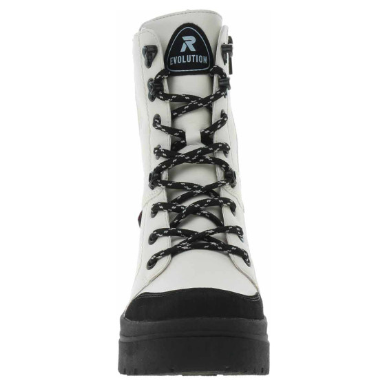 detail Dámska členkové topánky Rieker W0374-80 weiss kombi