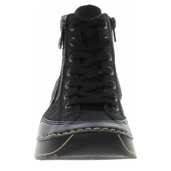 detail Dámska členkové topánky Rieker 51517-00 schwarz