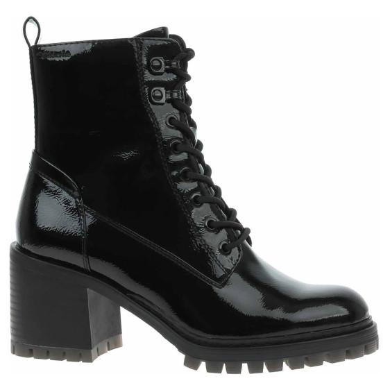 detail Dámska členkové topánky Tamaris 1-25271-41 black patent