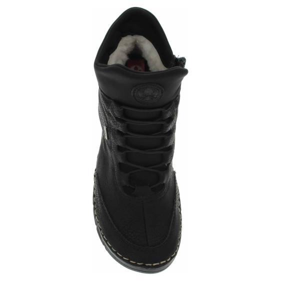 detail Dámska členkové topánky Rieker 55069-00 schwarz