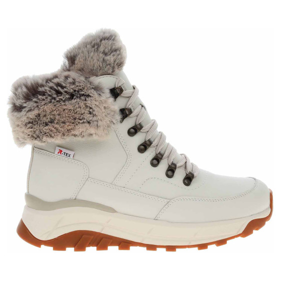 detail Dámska členkové topánky Rieker W0063-80 weiss