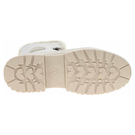 detail Dámska členkové topánky Rieker W0372-80 weiss