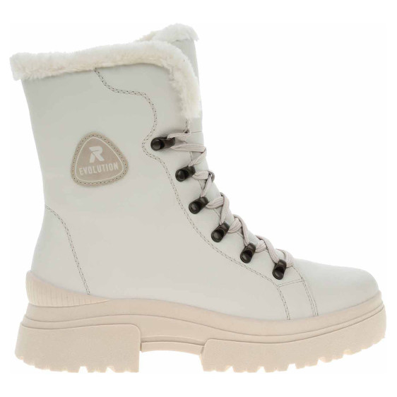 detail Dámska členkové topánky Rieker W0372-80 weiss