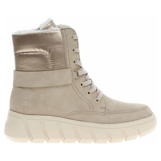 detail Dámska členkové topánky Rieker Y3503-62 beige