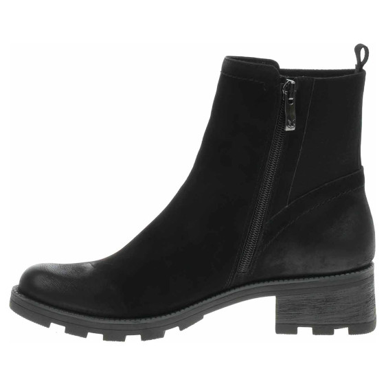 detail Dámske poločižmy Caprice 9-25227-41 black nubuc