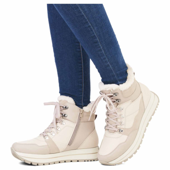 detail Dámska členkové topánky Rieker N4002-60 beige