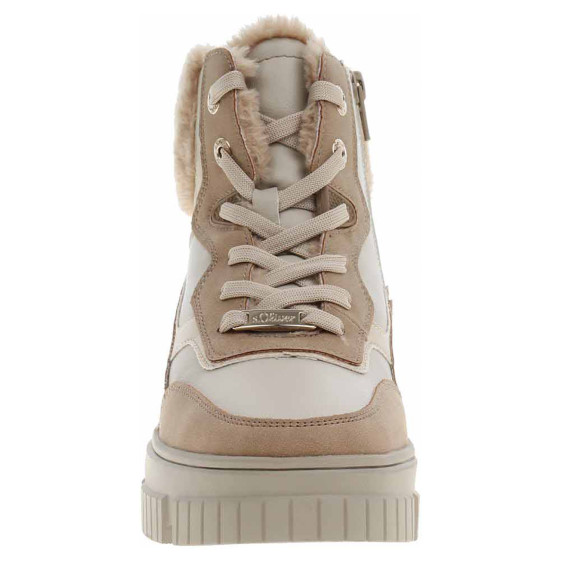 detail Dámska členkové topánky s.Oliver 5-26222-41 nut comb