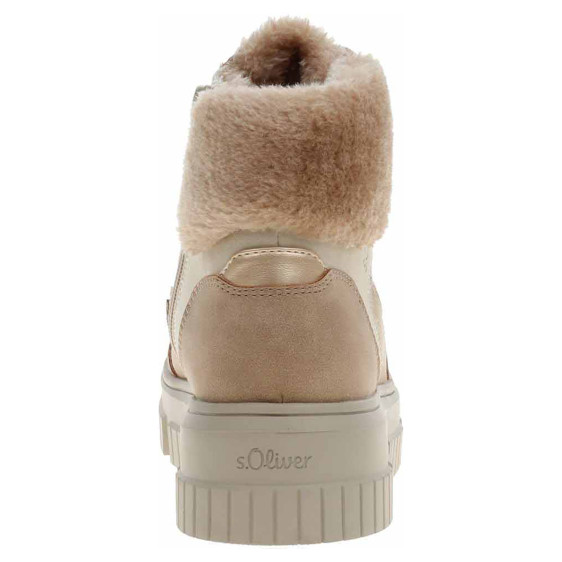 detail Dámska členkové topánky s.Oliver 5-26222-41 nut comb