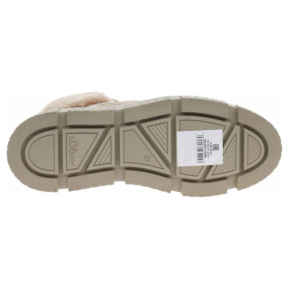 detail Dámska členkové topánky s.Oliver 5-26222-41 nut comb