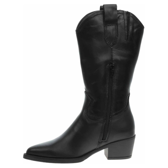 detail Dámske čižmy Tamaris 1-25701-41 black leather