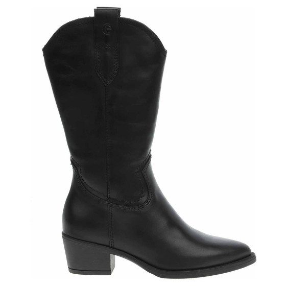 detail Dámske čižmy Tamaris 1-25701-41 black leather