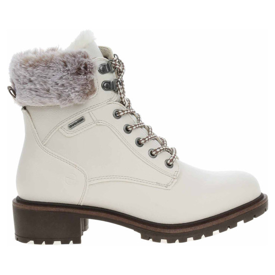 detail Dámska členkové topánky Tamaris 1-26266-43 offwhite
