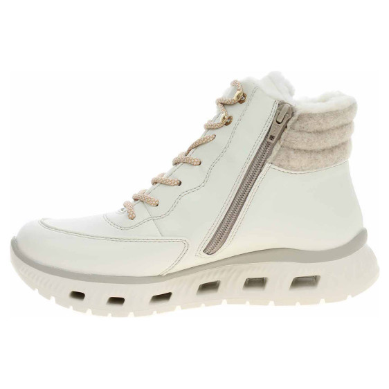 detail Dámska členkové topánky Rieker M6010-80 white-sand