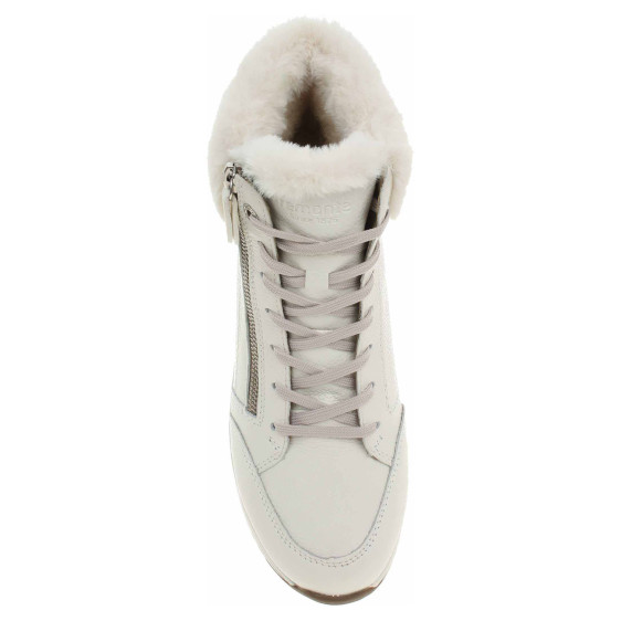 detail Dámska členkové topánky Remonte D0T77-80 weiss