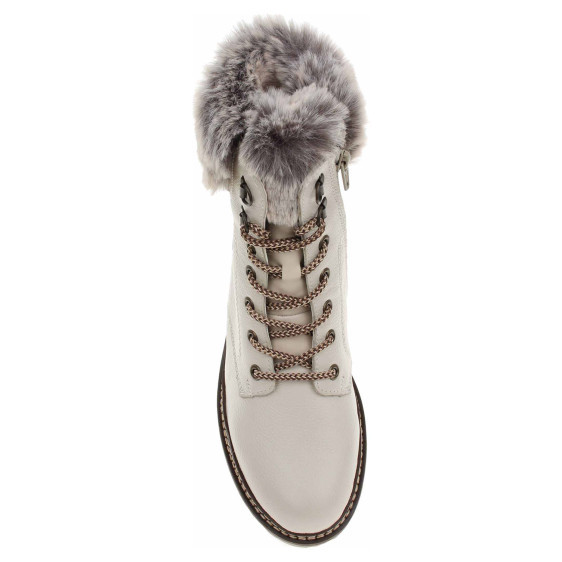 detail Dámska členkové topánky Remonte D0B74-80 weiss kombi