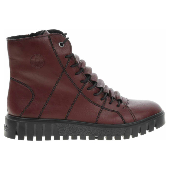 detail Dámska členkové topánky Rieker Y3420-36 wine