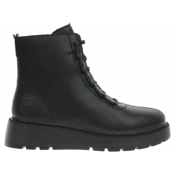 detail Dámska členkové topánky Rieker 70450-00 schwarz