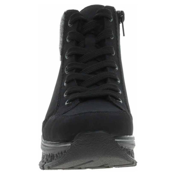 detail Dámska členkové topánky Rieker 48043-00 schwarz