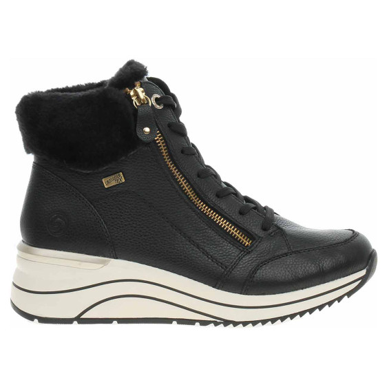 detail Dámska členkové topánky Remonte D0T77-02 schwarz