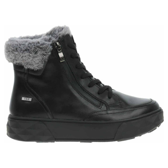 detail Dámska členkové topánky Caprice 9-26202-43 black nappa