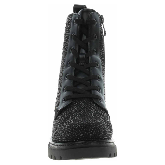 detail Dámska členkové topánky Marco Tozzi 2-25232-45 black glitter