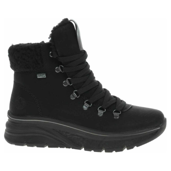 detail Dámska členkové topánky Rieker 48034-00 schwarz