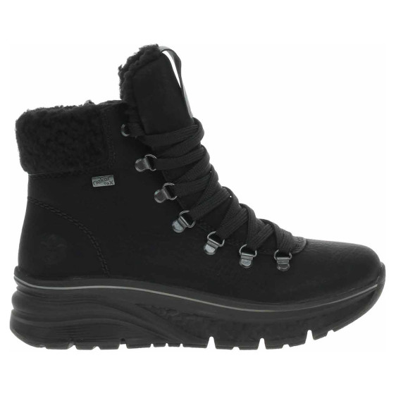 detail Dámska členkové topánky Rieker 48034-00 schwarz