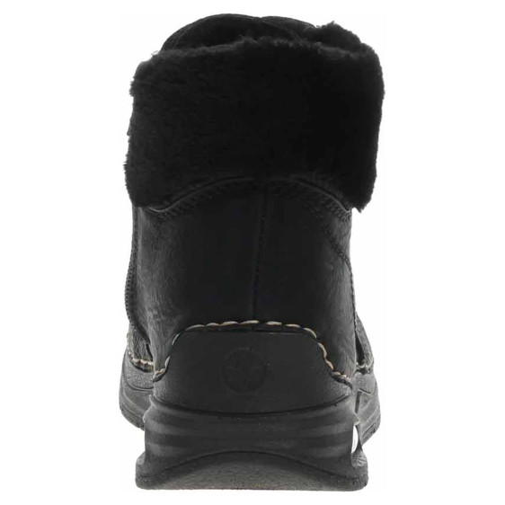 detail Dámska členkové topánky Rieker 44555-00 schwarz