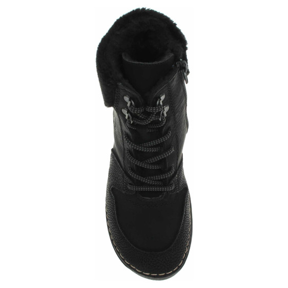 detail Dámska členkové topánky Rieker 44555-00 schwarz