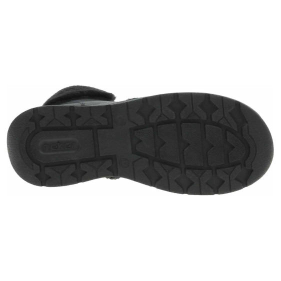 detail Dámska členkové topánky Rieker 44555-00 schwarz