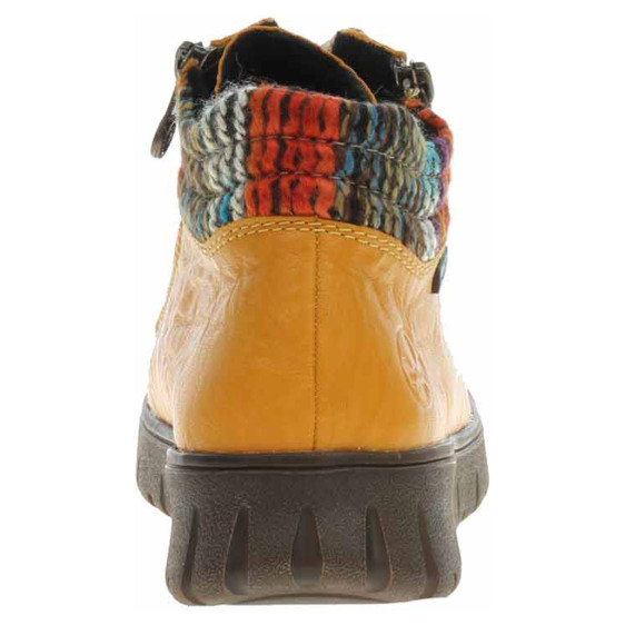 detail Dámska členkové topánky Rieker N1305-68 gelb