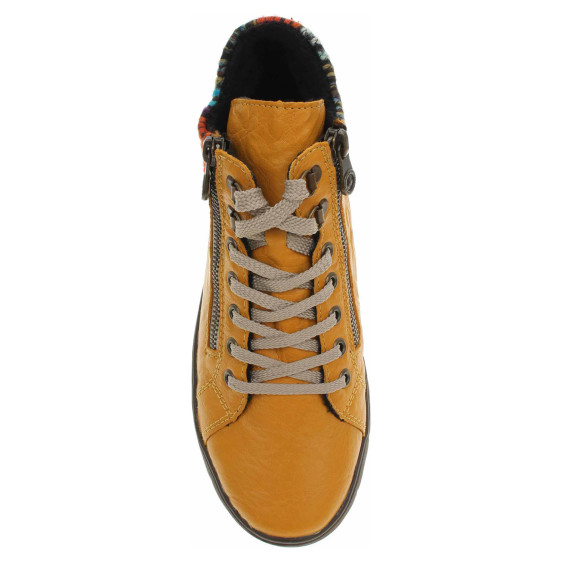 detail Dámska členkové topánky Rieker N1305-68 gelb