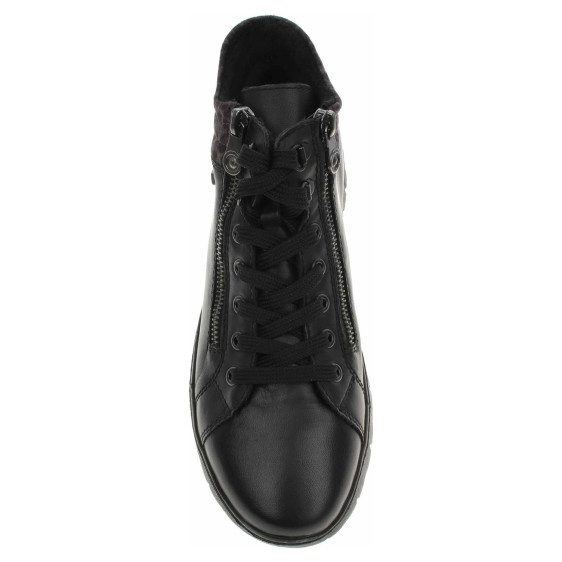 detail Dámska členkové topánky Rieker N1305-00 schwarz