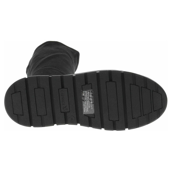 detail Dámske čižmy Caprice 9-25610-41 black stretch