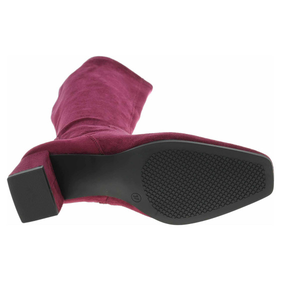 detail Dámske čižmy Caprice 9-25547-41 bordeaux stretch