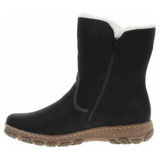 detail Dámske poločižmy Rieker Z0172-00 schwarz