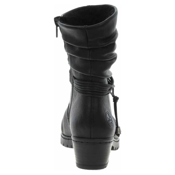 detail Dámske poločižmy Rieker Y17R2-00 schwarz