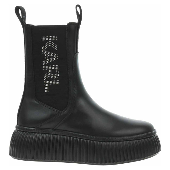detail Dámske poločižmy Karl Lagerfeld KL42360 Black Lthr-Mono