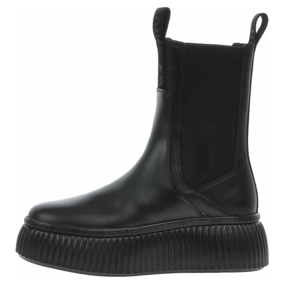 detail Dámske poločižmy Karl Lagerfeld KL42360 Black Lthr-Mono