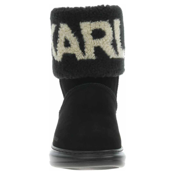 detail Dámske poločižmy Karl Lagerfeld KL44552 Black Suede