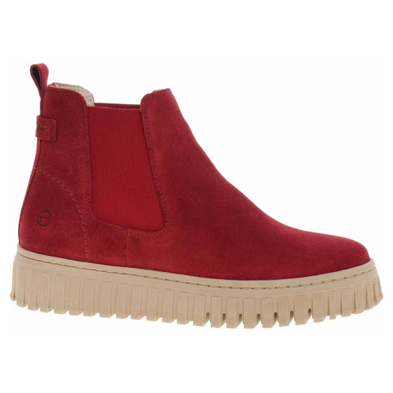 detail Dámske poločižmy Tamaris 1-25405-43 bordeaux