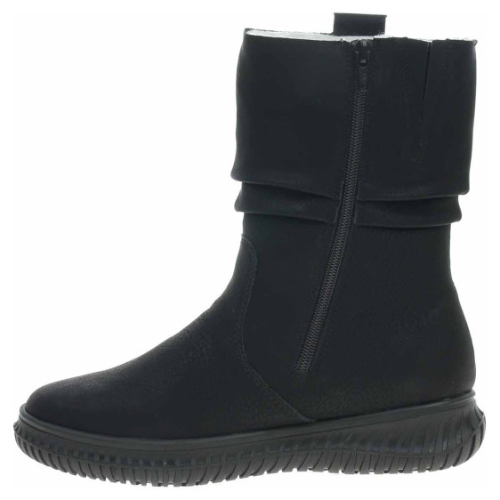 detail Dámske poločižmy Rieker 74283-00 schwarz