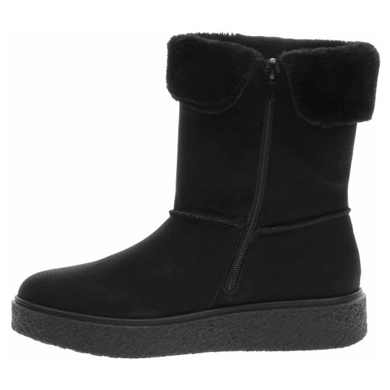 detail Dámske poločižmy Rieker Y0090-00 schwarz