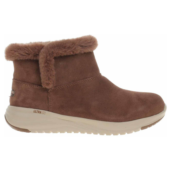 detail Skechers Waterproof: On-the-GO Stellar – Cozy Step chocolat