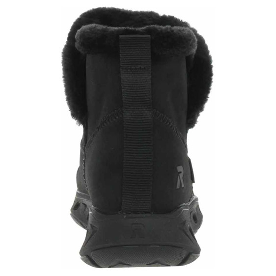 detail Dámske poločižmy Rieker M6554-00 schwarz