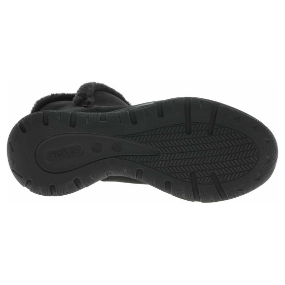 detail Dámske poločižmy Rieker M6554-00 schwarz