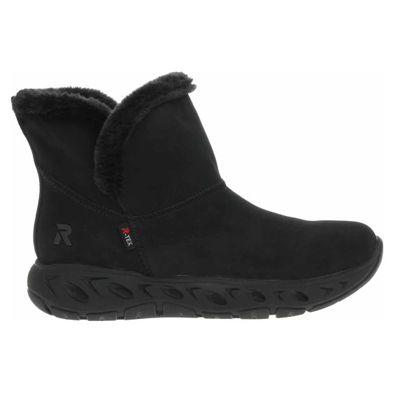 detail Dámske poločižmy Rieker M6554-00 schwarz